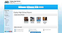 Desktop Screenshot of copleyhighschool.org