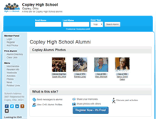 Tablet Screenshot of copleyhighschool.org